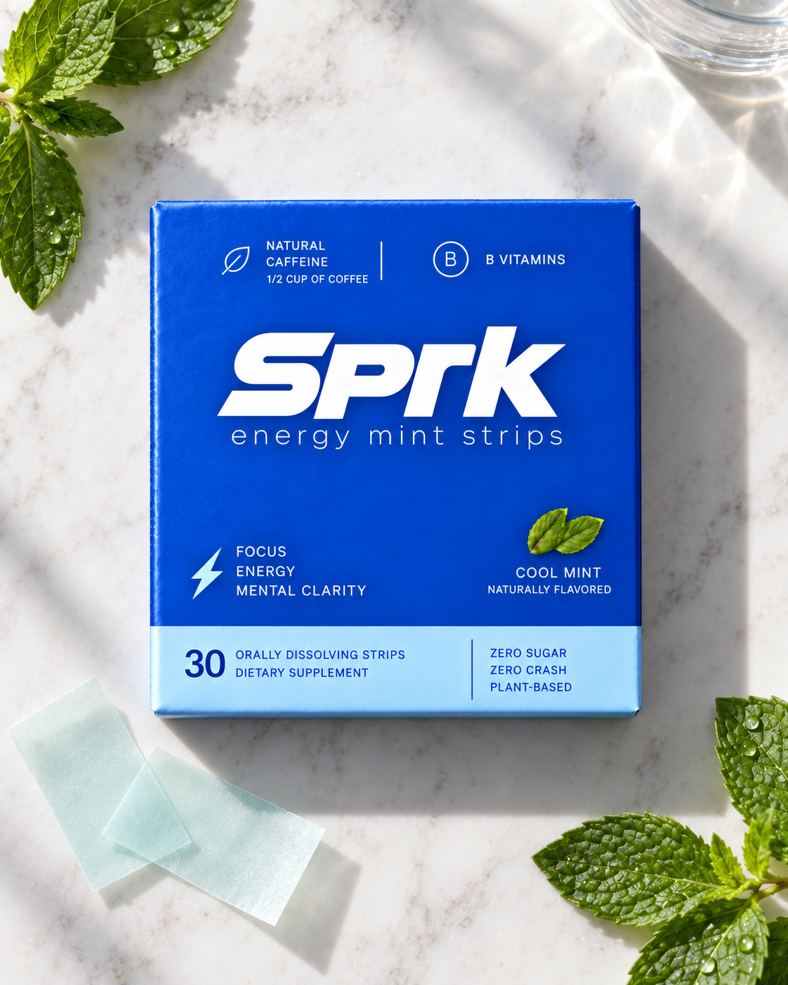 Sprk Energy Strips - Cool Mint